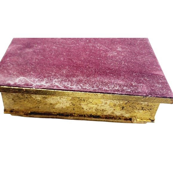 Antique Gilt Metal Decorative Box (A5039) - Picture 8 of 9